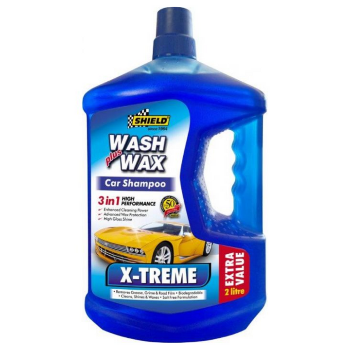Shield Xtreme Car Shampoo Plus Wax - 2 Litres sh177