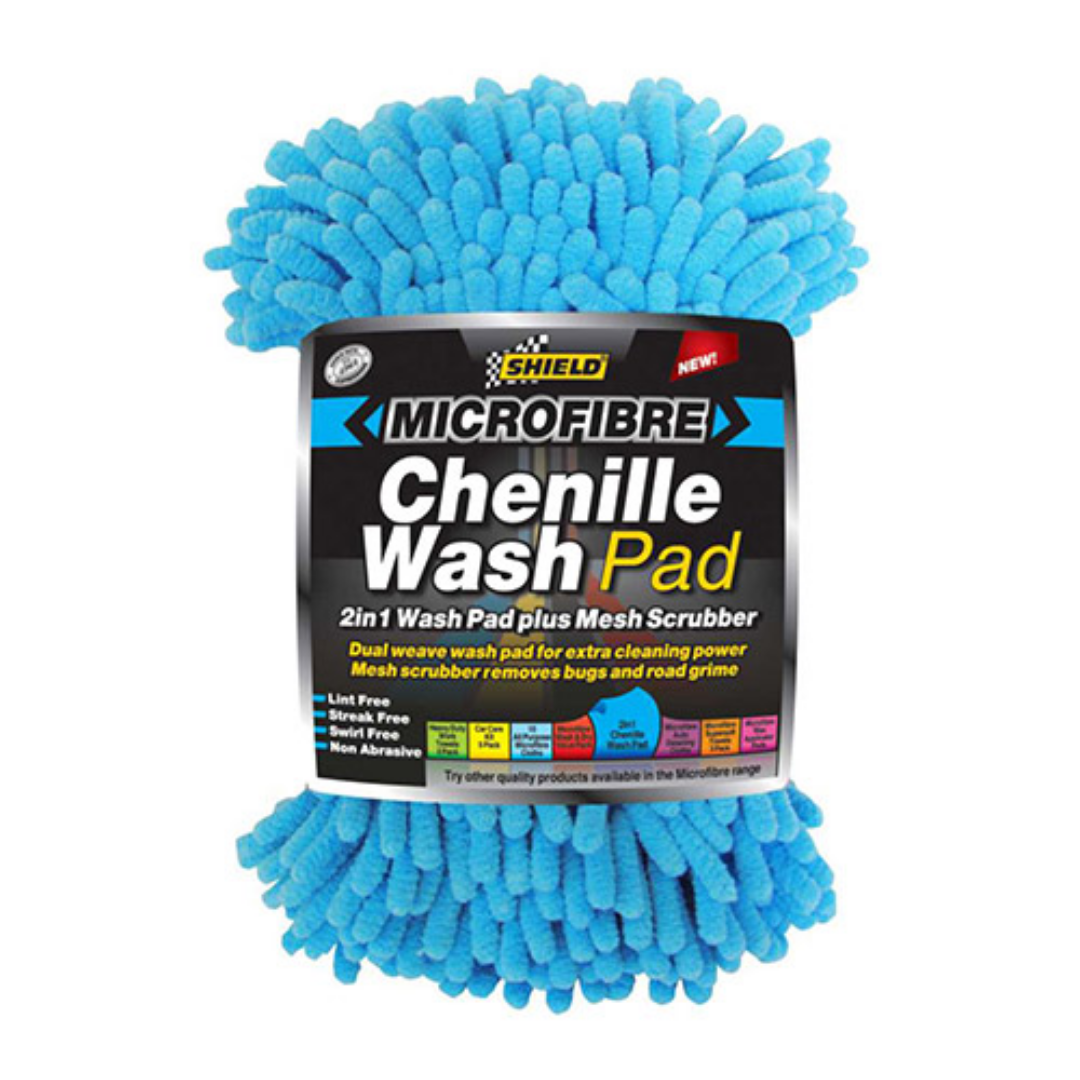 Shield Microfibre Chenille Wash Pad - 2IN1