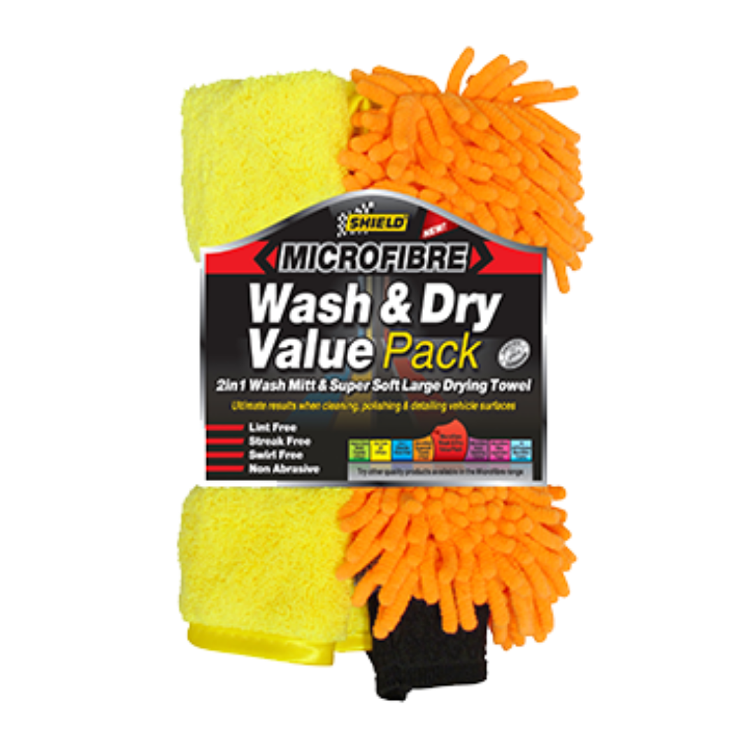 Shield Microfibre Wash and Dry Value Pack
