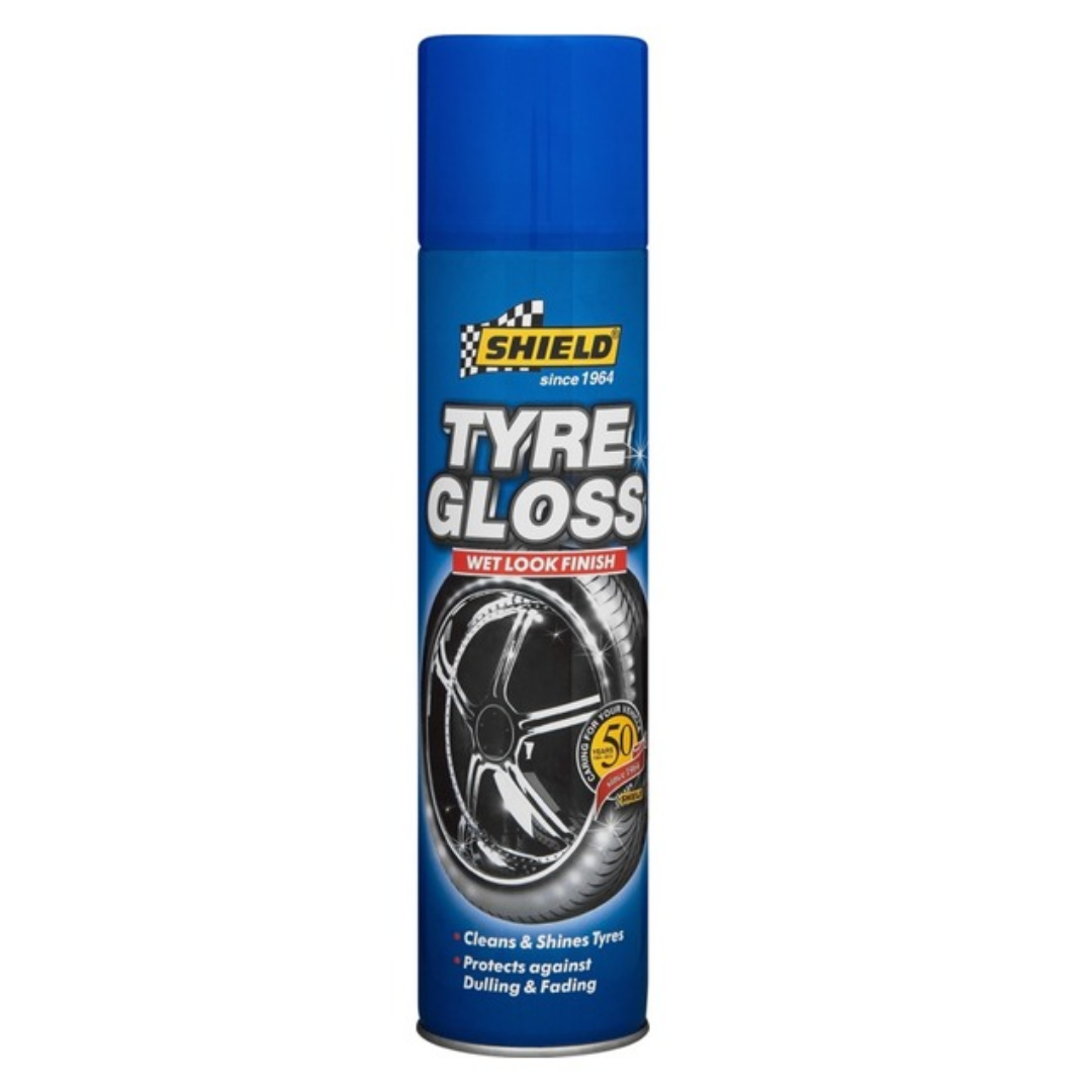 Shield Tyre Gloss Aerosol Tyre cleaner