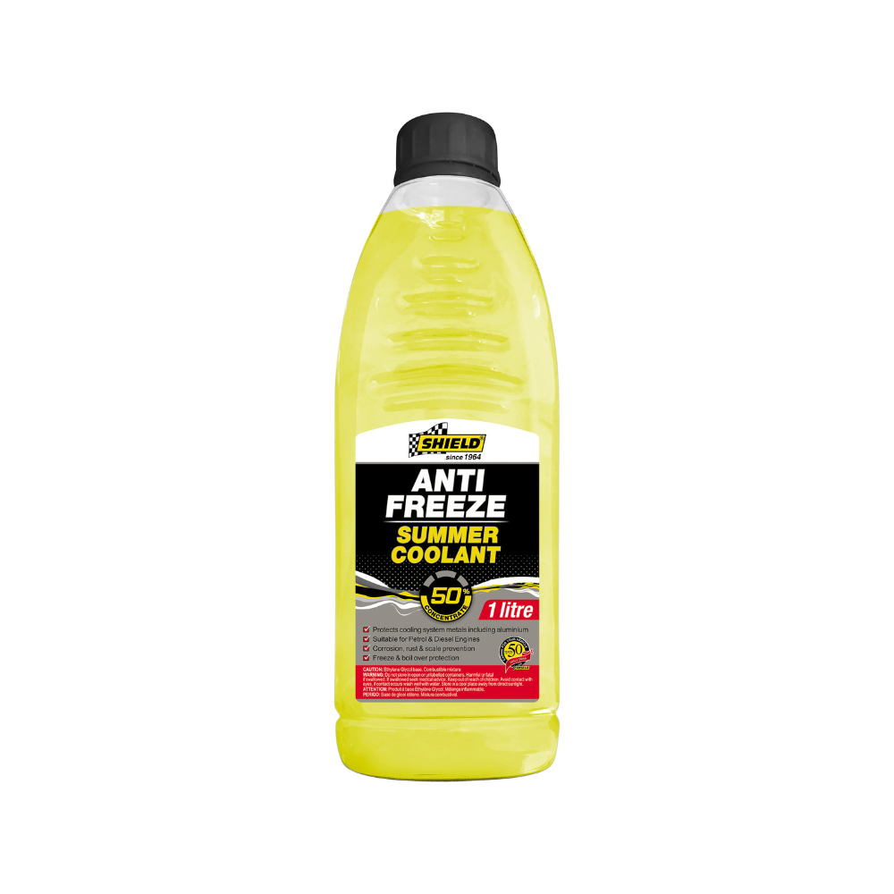 Shield SH197 Yellow 50% Anti-Freeze & Summer Coolant 1L