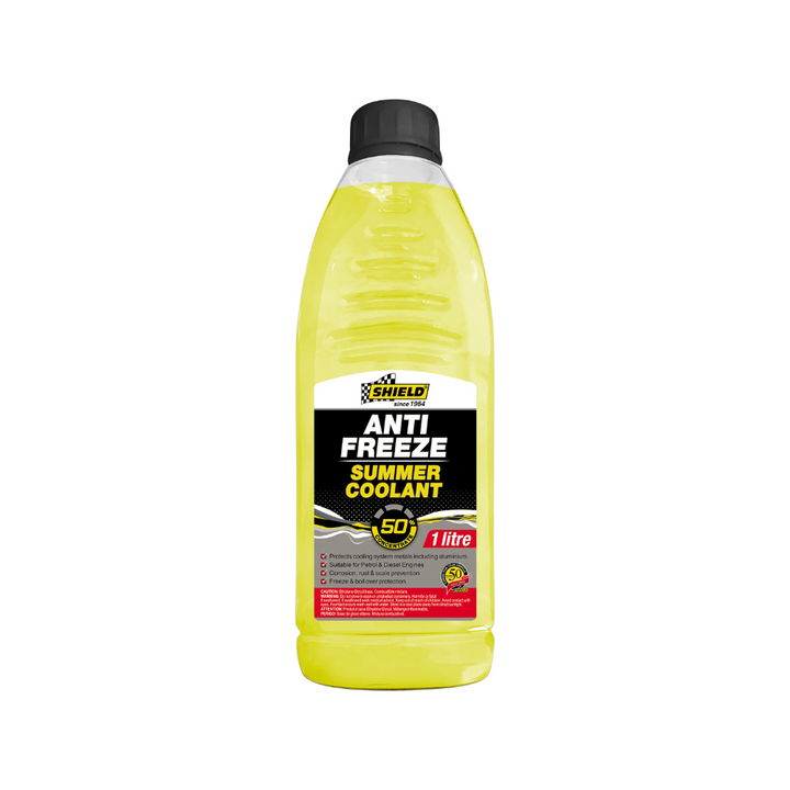 Shield SH197 Yellow 50% Anti-Freeze & Summer Coolant 1L