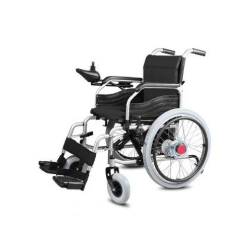 Mobi-Aid Electric Wheelchair with Manual Propel Option - Red Rhino