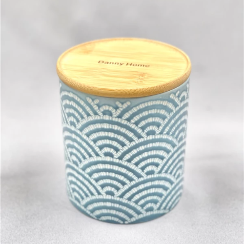 Sakura Waves 6-Piece Airtight Storage Jar Set