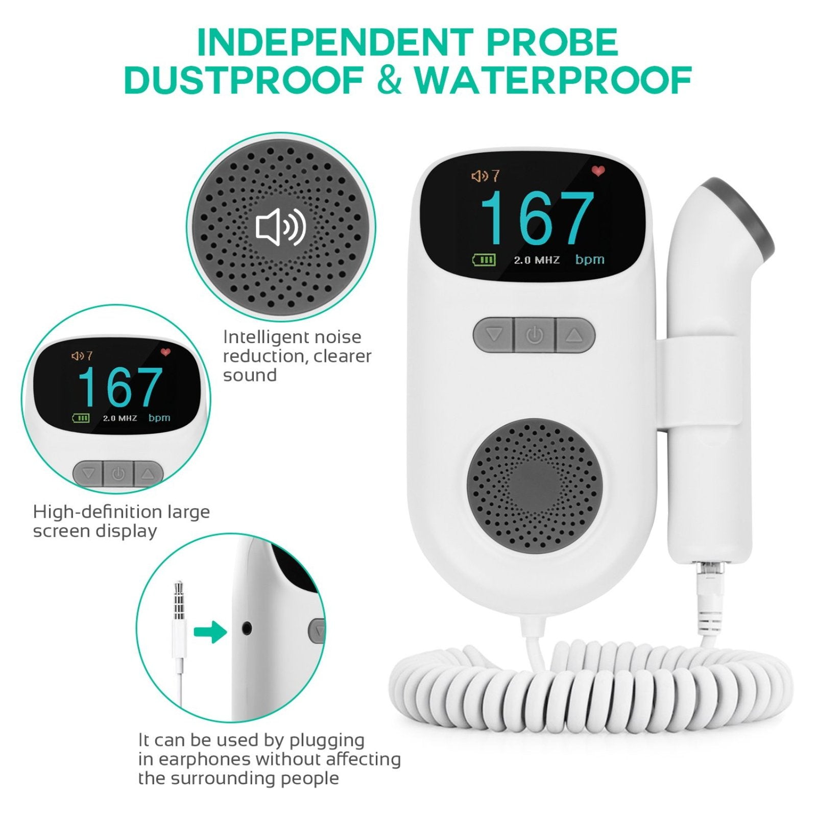 Fetal Doppler Pregnancy Monitor