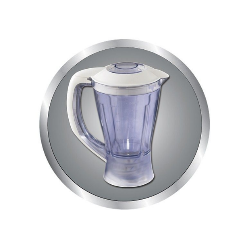 TORNADO Food Processor 1000 Watt, 2 Liter Bowl, 1.5 Litre Blender, White FP-1000SG