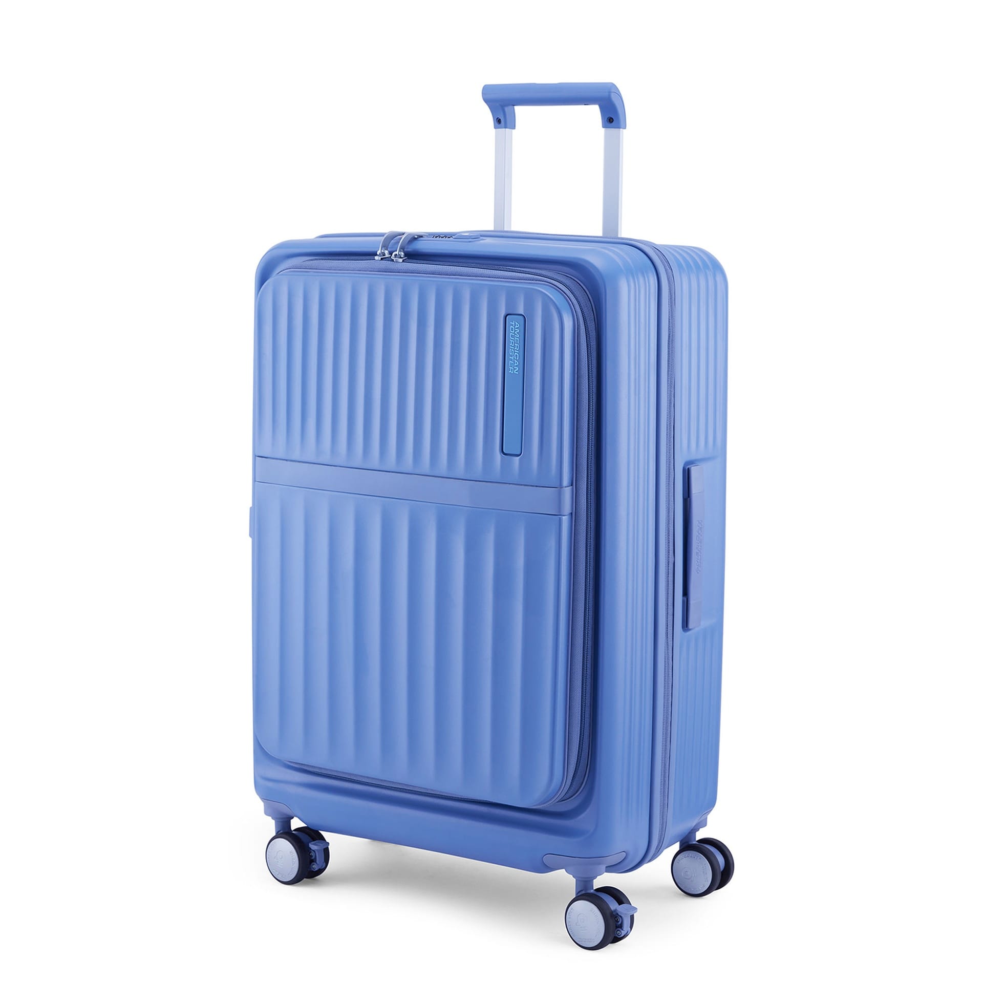 American Tourister Trento 82cm Elemental Blue — included in 3-piece set