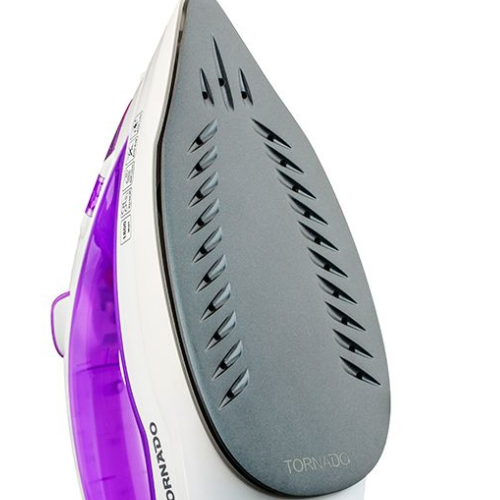 TORNADO Steam Iron 1800 Watt, Teflon Soleplate, Red TST-1800
