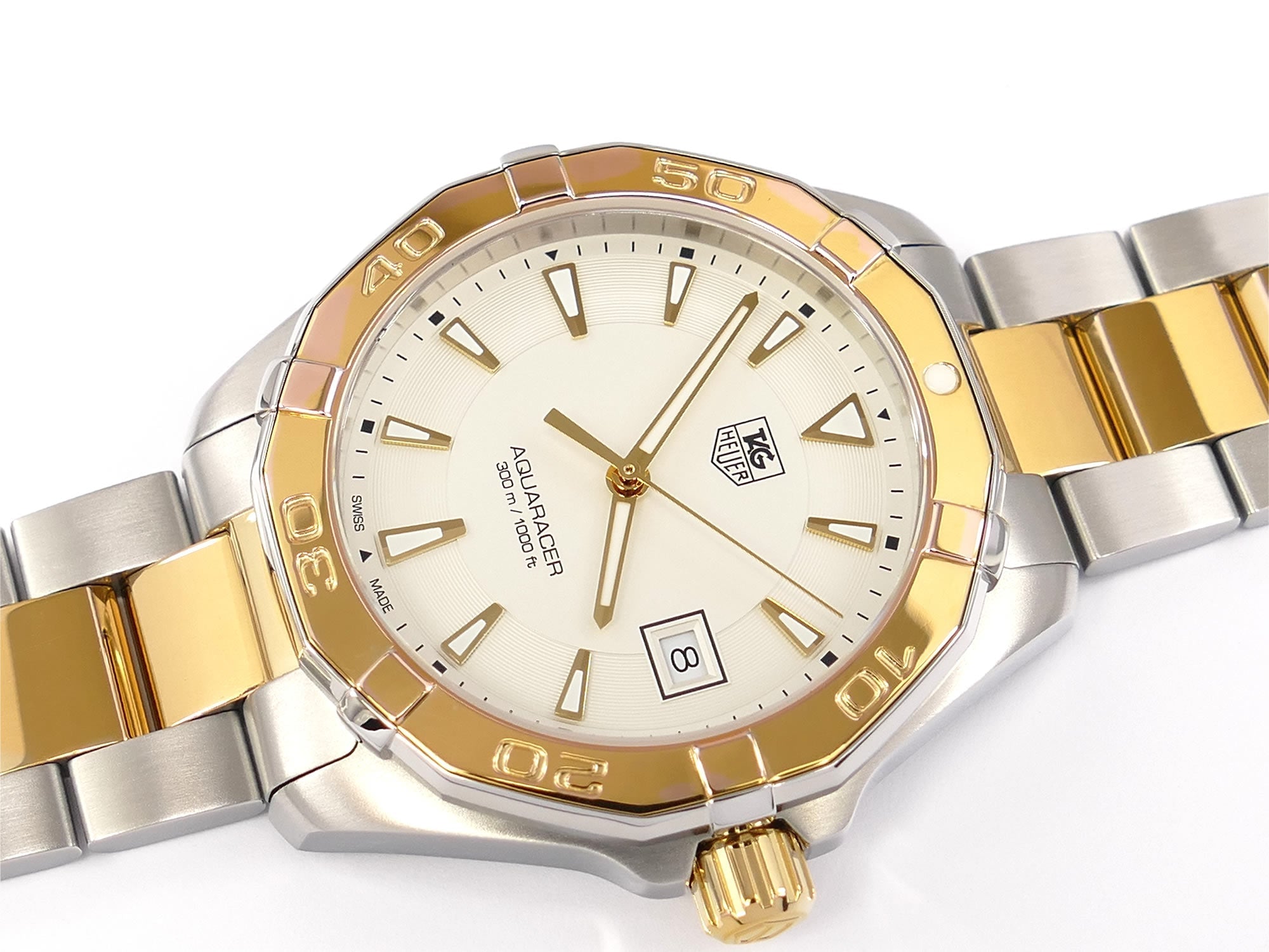 Matching TAG Heuer Aquaracer dial detail reference photograph