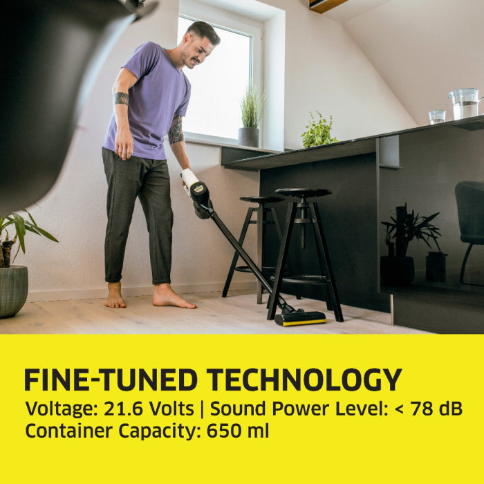 Karcher VC 4 Battery-Powered Vacuum Cleaner Cordless MyHome - Red Rhino