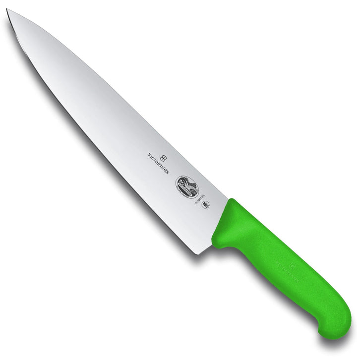 Victorinox Fibrox Pro chef's knife 25cm with green non-slip handle, model 5.2004.25