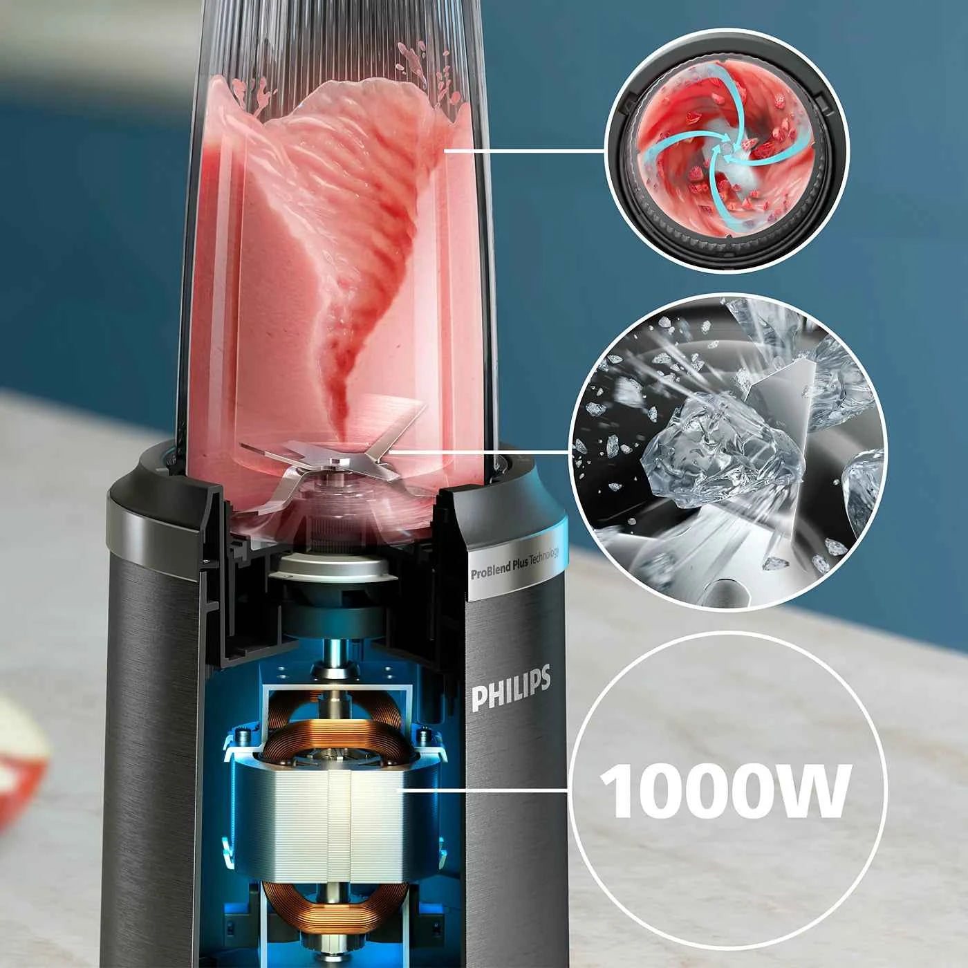 Philips 5000 Series Blender HR2767/00 - Red Rhino