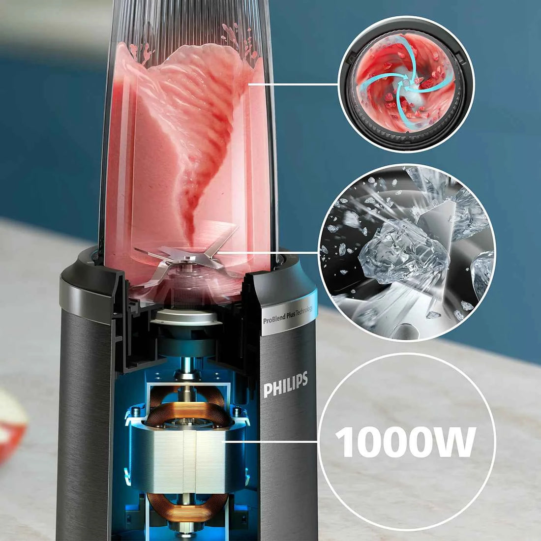 Philips 5000 Series Blender HR2767/00 - Red Rhino