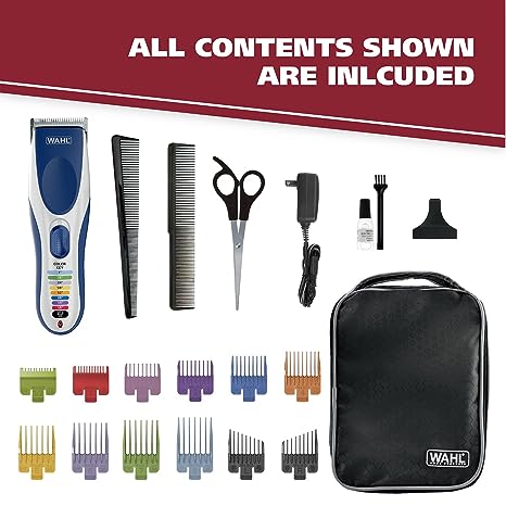 Wahl Color Pro Cordless Rechargeable Hair Clipper-Trimmer - Easy Color- Model 9649