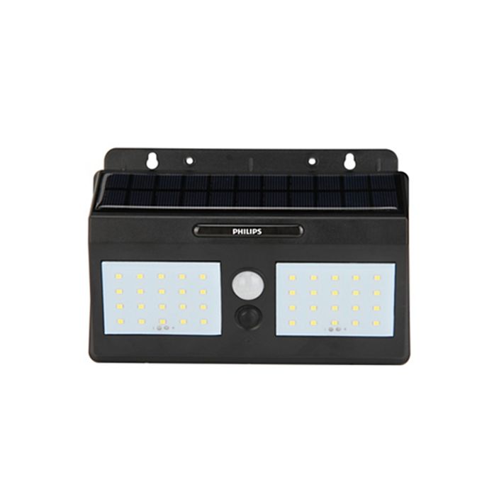 Philips LED Solar Wall Light 100 Lumen 0.65W  3.7V 1.2AH Battery Capacity