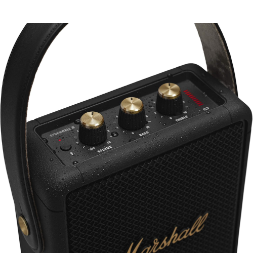 Marshall Stockwell II Portable Bluetooth Speaker – Black and Brass 1005544 - Image 8