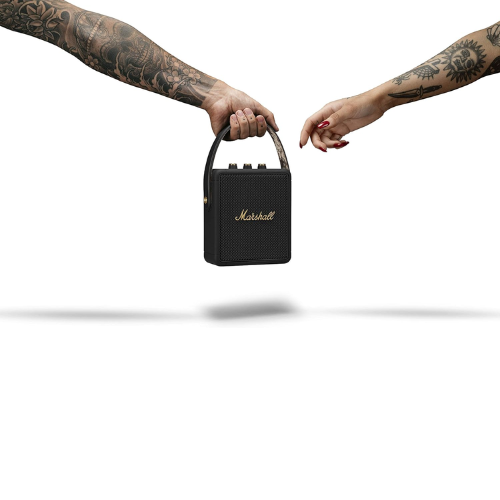 Marshall Stockwell II Portable Bluetooth Speaker – Black and Brass 1005544 - Image 10