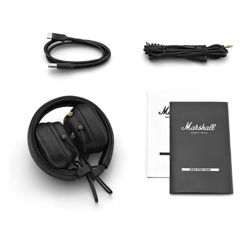 Marshall Major IV Wireless Bluetooth Headphones (Black) 1005773 - Image 7
