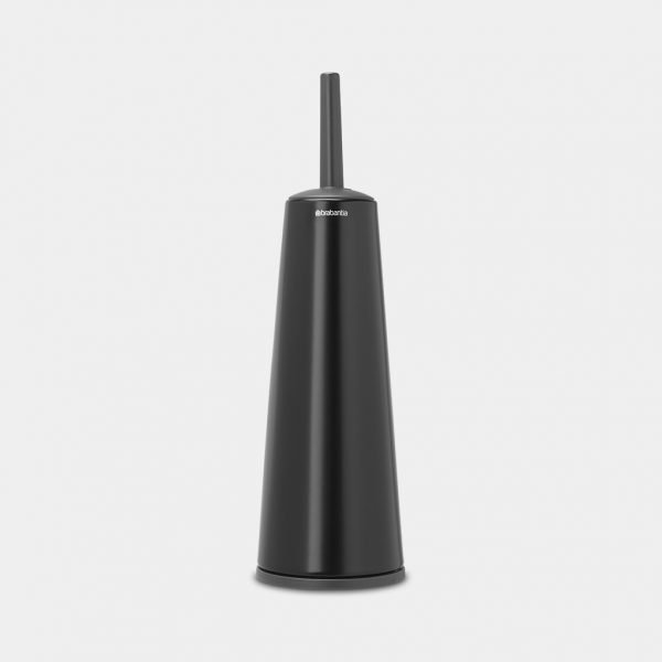 Toilet brush and holder ReNew - Matt Black - Image 2