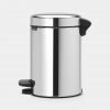 Newicon Pedal Bin 3L - Brilliant Steel - Image 3