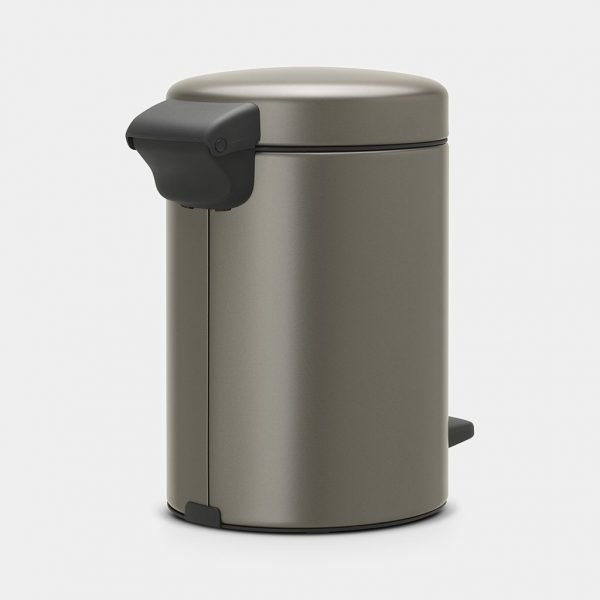 Newicon Pedal Bin 5L - Platinum - Image 3