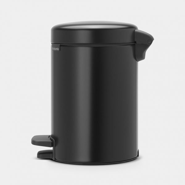 Newicon Pedal Bin 3L - Matt Black - Image 2