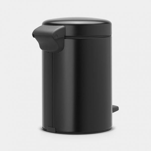 Newicon Pedal Bin 3L - Matt Black - Image 3