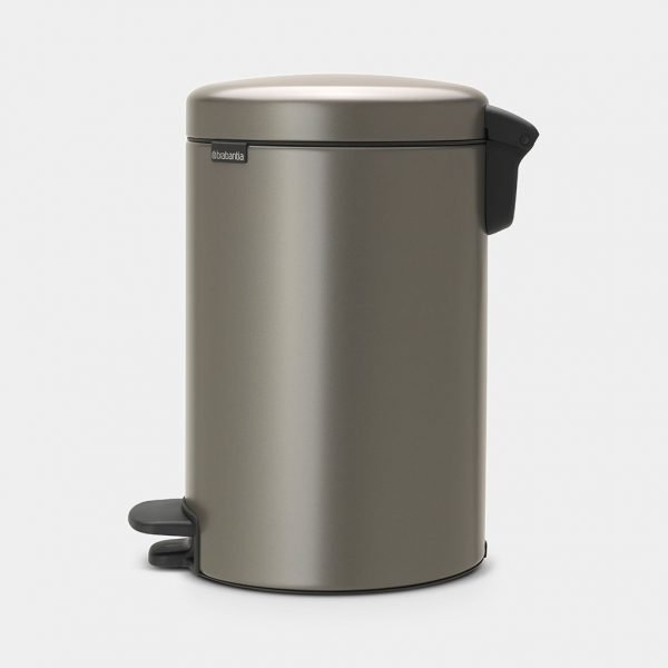 Newicon Pedal Bin 12L - Platinum - Image 3