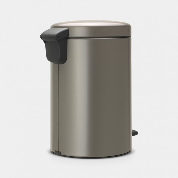Newicon Pedal Bin 12L - Platinum - Image 4