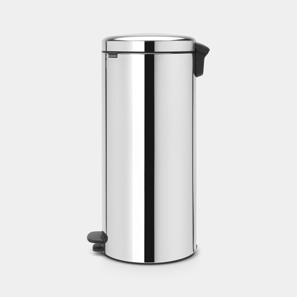 Newicon Pedal Bin 30L - Brilliant Steel - Image 2