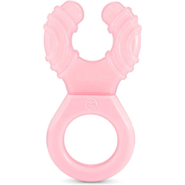 Twistshake Teether Cooler 2+m Pastel Pink-78229 - Image 2