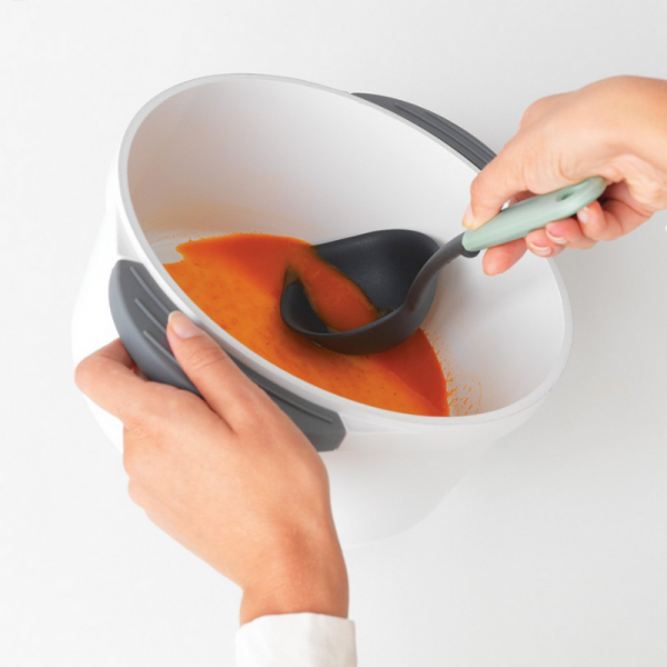 Brabantia Soup Ladle Plus Scrapper Tool Tasty+ - Jade Green - Image 4