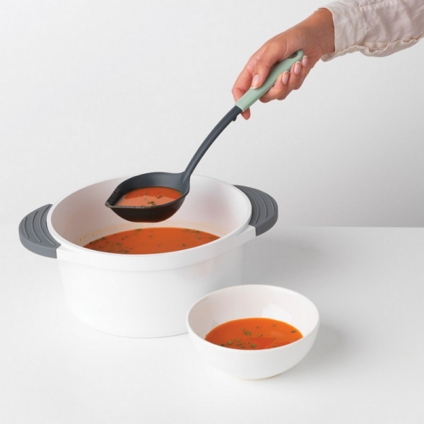 Brabantia Soup Ladle Plus Scrapper Tool Tasty+ - Jade Green - Image 5
