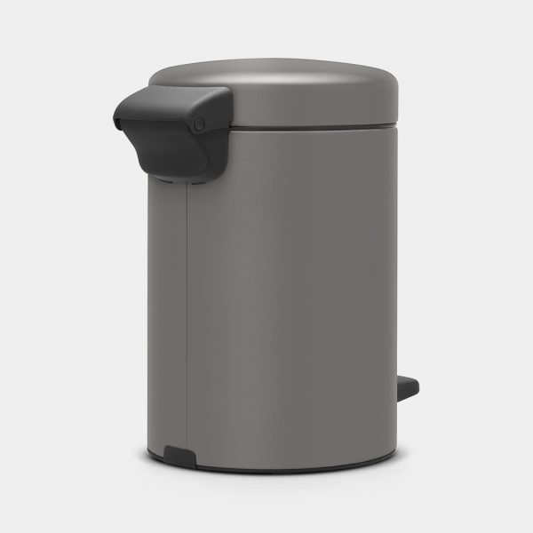 Newicon Pedal Bin 3L - Mineral Concrete Grey - Image 3