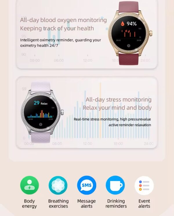 AceFit Royalty Pro Smart Watch IDW22 - Image 7