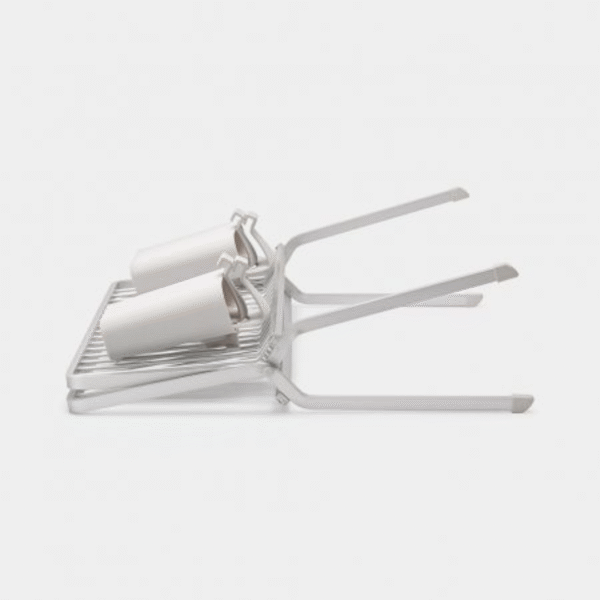 Brabantia Sink Side Foldable Dish Drying Rack Light Grey - Image 5