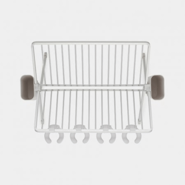 Brabantia Sink Side Foldable Dish Drying Rack Light Grey - Image 6