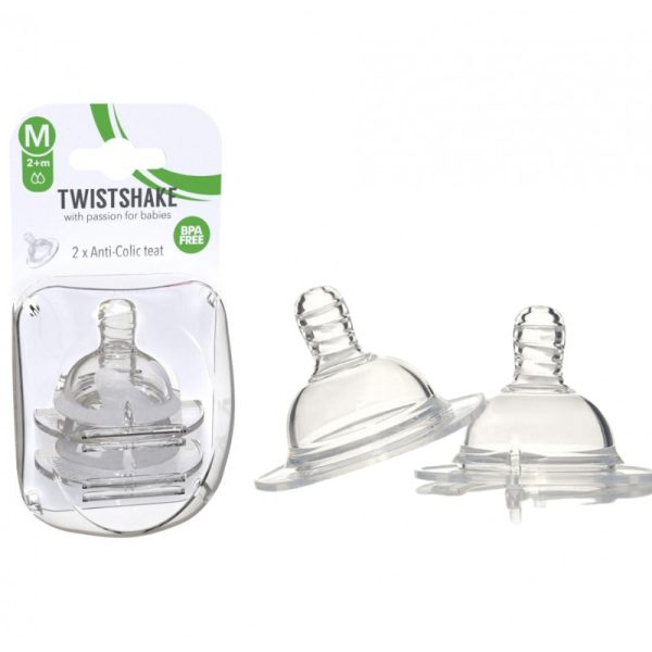 Twistshake Anti-Colic Teat  Medium 2+m-78020 - Image 5
