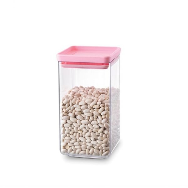 Square Canister 1.6L - Pink - Image 2