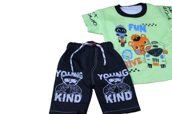 DES-3502/C  Boys Shorts and T-Shirt 2pieces Set - Image 7