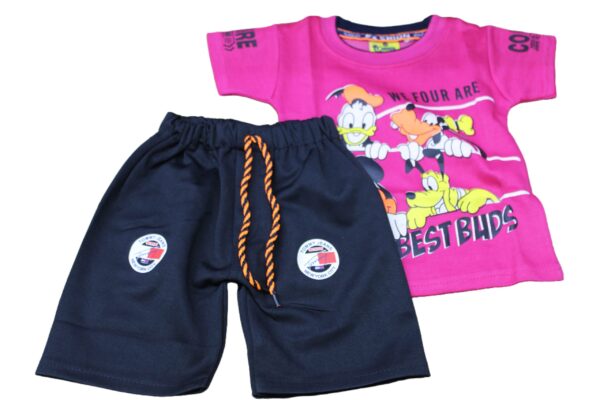 DES -3486  Boys Shorts and T-Shirts 2piece set - Image 2