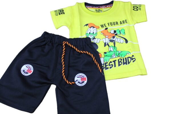 DES -3486  Boys Shorts and T-Shirts 2piece set - Image 3