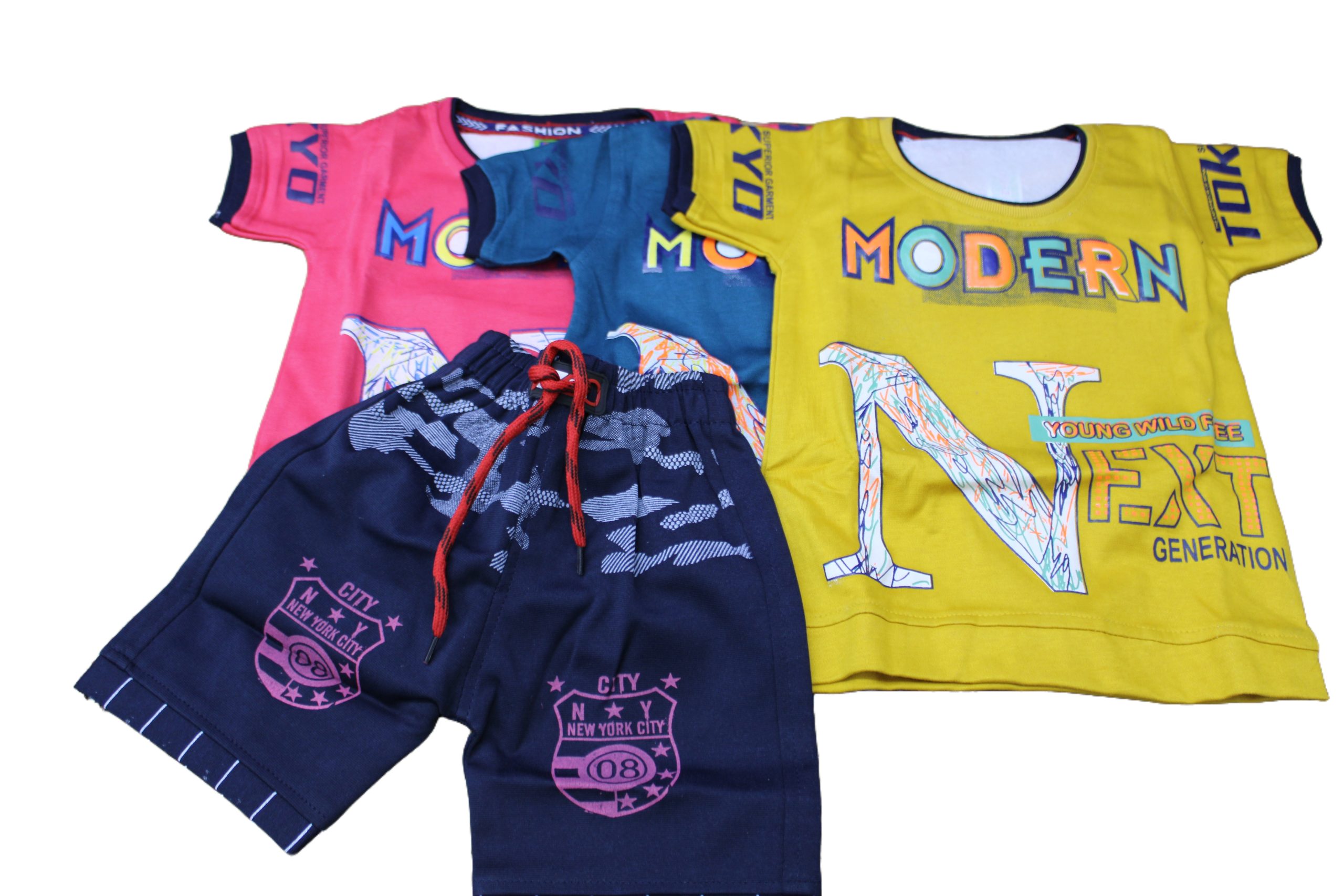 DES- 3486/C Boys Shorts and T-Shirts 2piece set