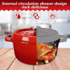 Enameled Cast Iron Pot - 20 CM Dutch Oven Red-HM-BA171 - Image 6