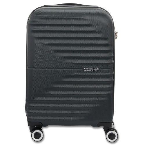 AMERICAN TOURISTER TWIST WAVES SET B 55CM UNIVERSE BLACK
