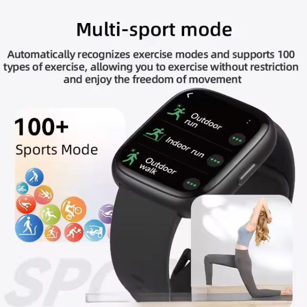 AceFit Active Smart Watch Blue IDW26BL - Image 5