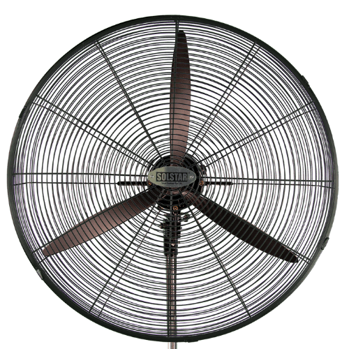 Solstar Industrial Metal Blade Stand Fan 30 Inch-3003UBXBKSS - Image 2