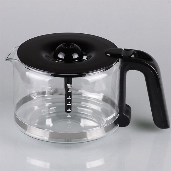 Coffee Maker Glass Jug for Philips HD7762 HD7765 HD7766 HD7767 HD7768 HD7769 Coffee Maker Spare Parts - Image 3