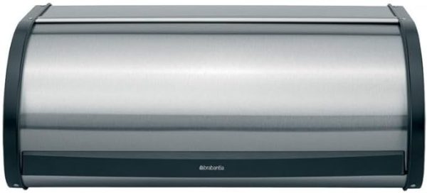 BRABANTIA ROLL TOP BREAD BIN Matt Steel - Image 3