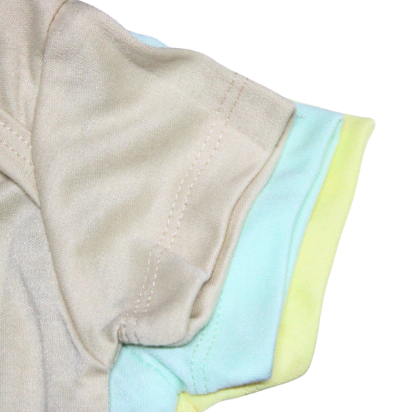 4Pack Cotton Bodysuit - Short Sleeved -Assorted Medium size - Image 2